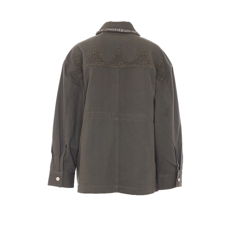 Liu Jo Coats Green Cotton - Women