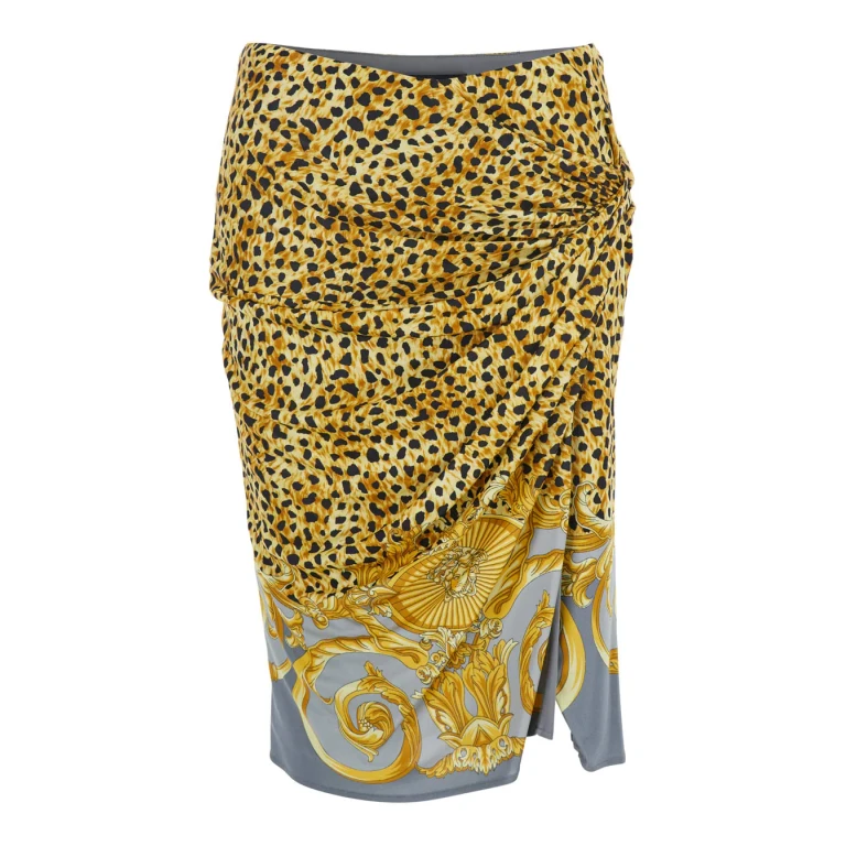 Burberry Printed Jersey Skirt