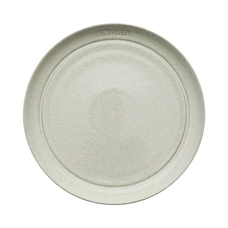 Staub 9 Salad Plate, White Truffle, Set of 4