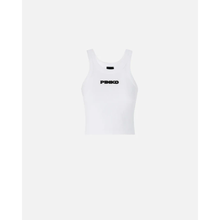 Pinko Débardeur cropped à logo