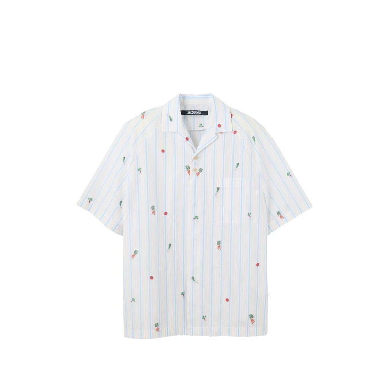 Jacquemus Shirts Bianco Principal:cotton - Men