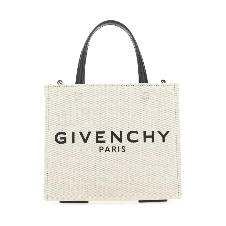 Givenchy Ivory Canvas Mini G-tote Handbag