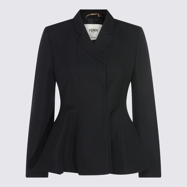 Fendi Jackets Black _wv - Women