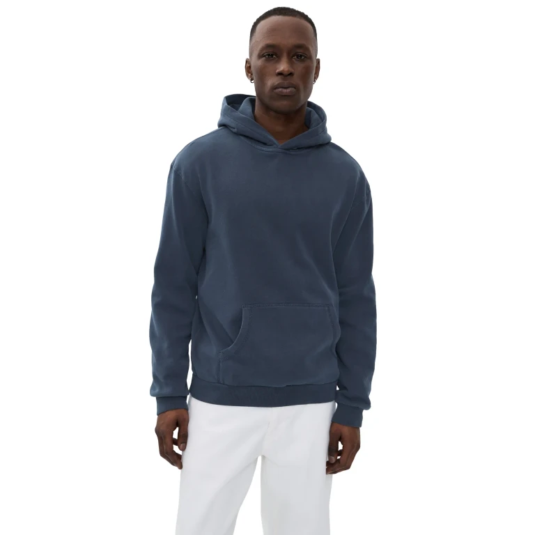 Marine Layer Relaxed Cloud 9 Fleece Hoodie Whitecap XL