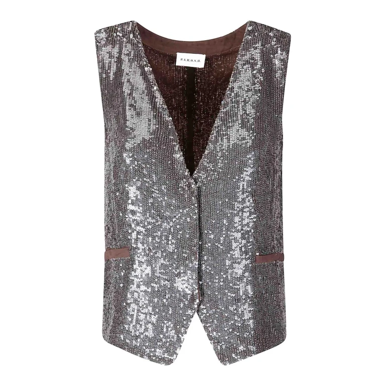 P. A.R. O.S. H. Gilet - Marron
