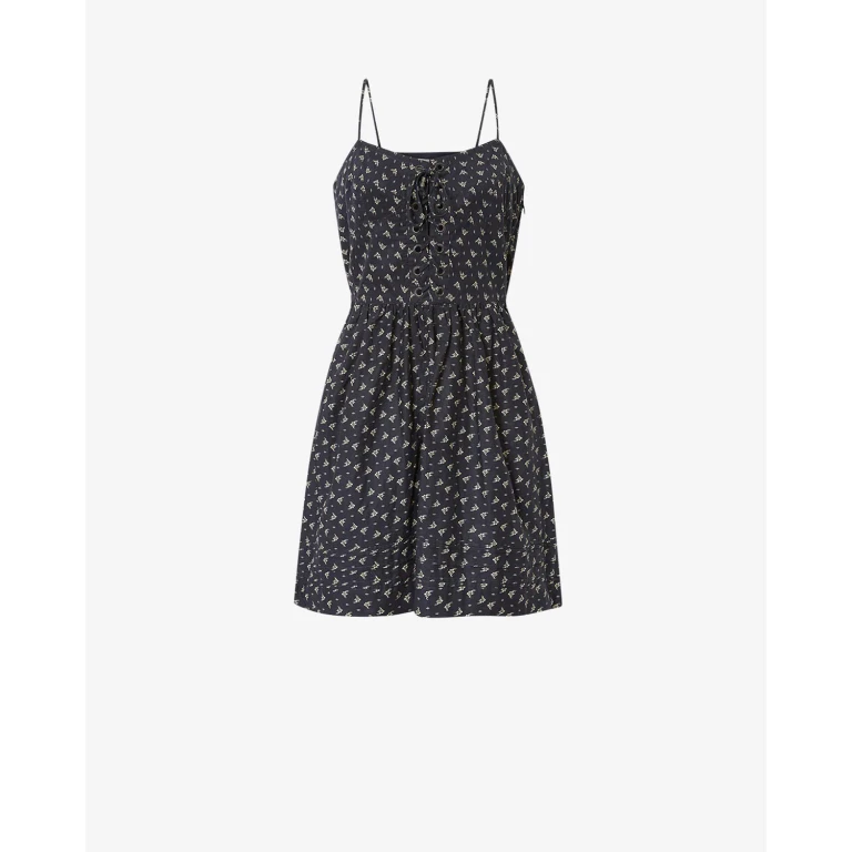 Robe Dryna - Femme - Noir Et Écru - Taille 34 - Marant Étoile