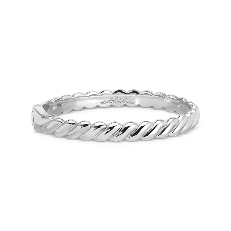 Ettika Twisted Stacking Bangle Bracelet