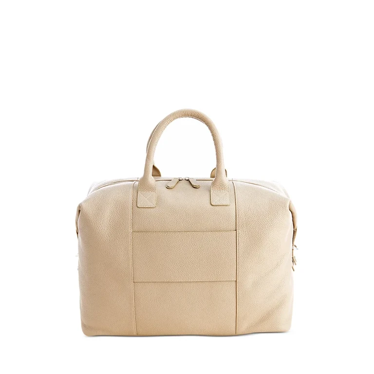 Royce New York Pebble Grain Medium Duffle Bag