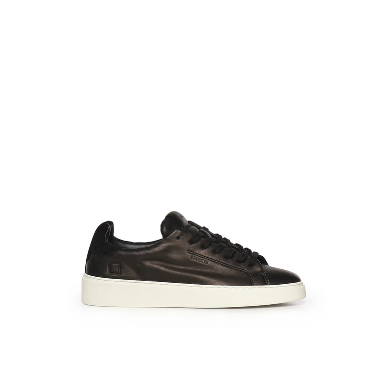 D. A.T. E. Sneakers Ivory Bluette Cowskin - Men