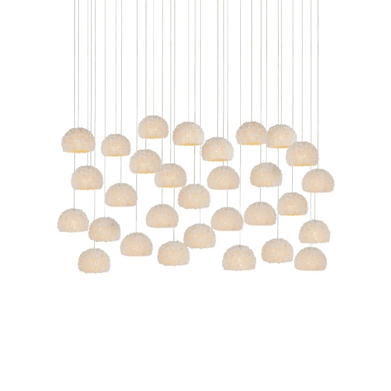 Natural 30 Light Pendant from the Virtu Collection