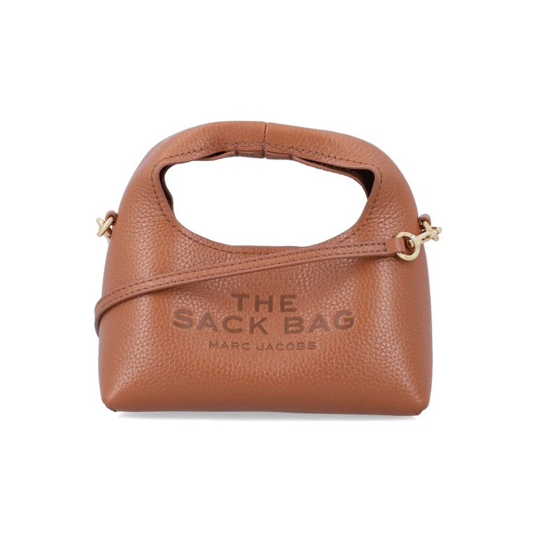 The Micro Crossbody Sack Bag In Full-grain Leather