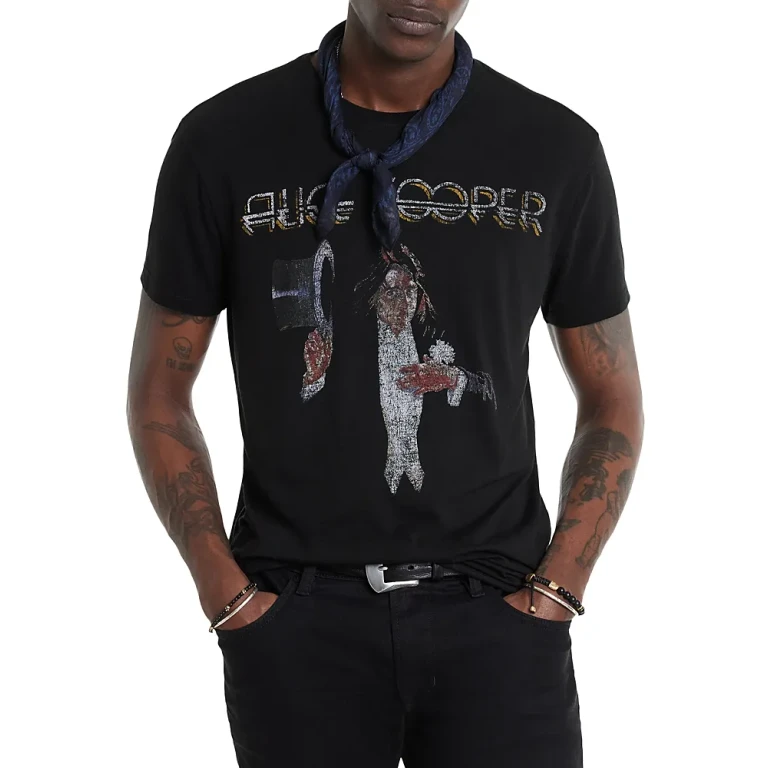 John Varvatos Alice Cooper Graphic Tee
