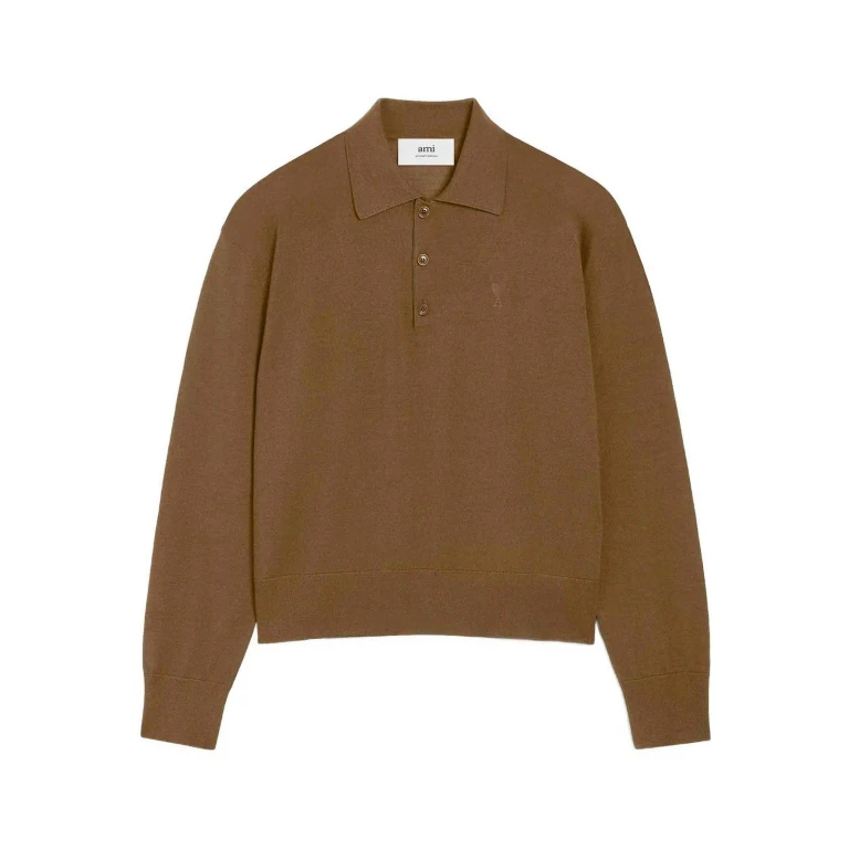 Ami Paris Polo - Beige