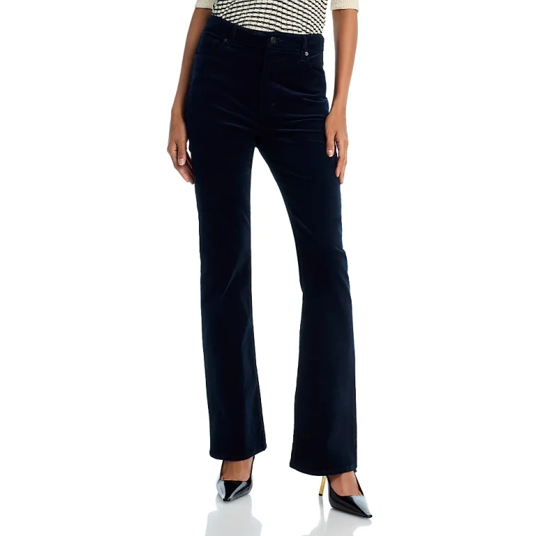 Frame The Reboot High Rise Corduroy Jeans in Navy