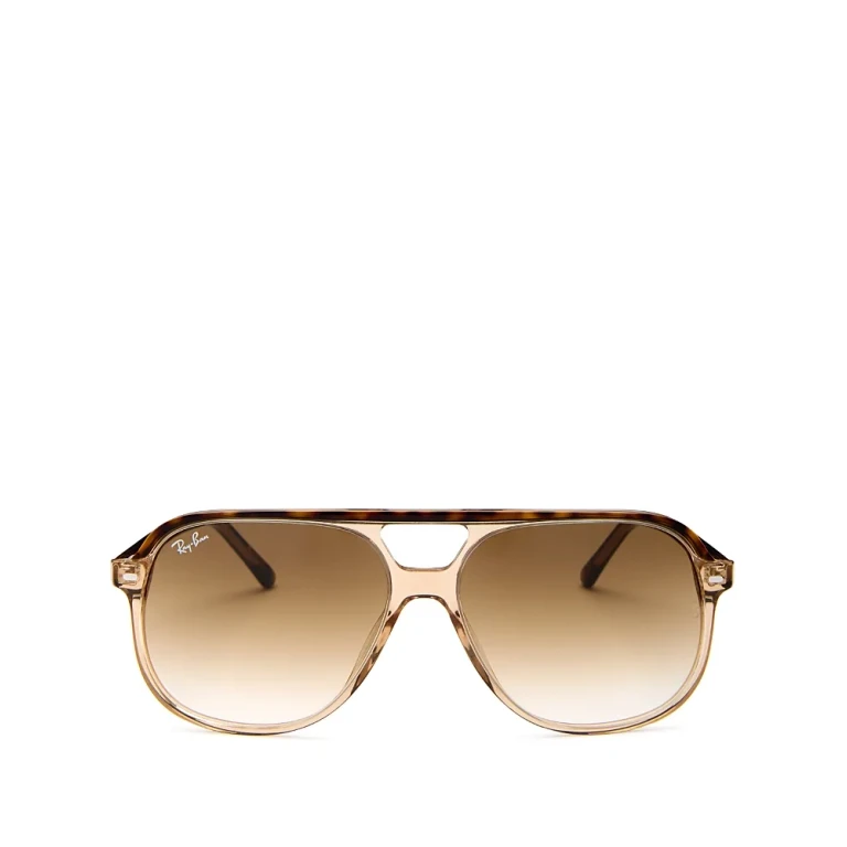 Ray-Ban Brow Bar Aviator Sunglasses, 56mm