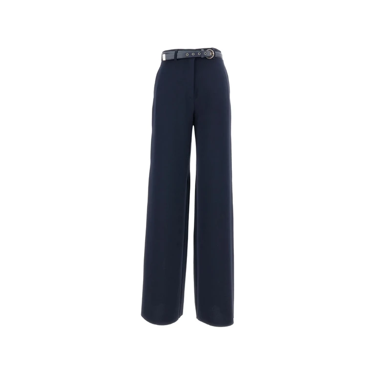 Max Mara Studio Amico Blue Pantaloni - Women
