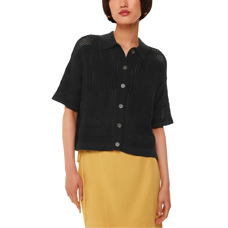 Whistles Crochet Knit Shirt