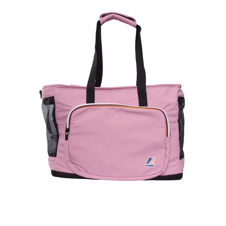 K-Way LE VRAI 4.0 MARLEY SHOULDER BAG Purple Recycled Nylon Cross - Women