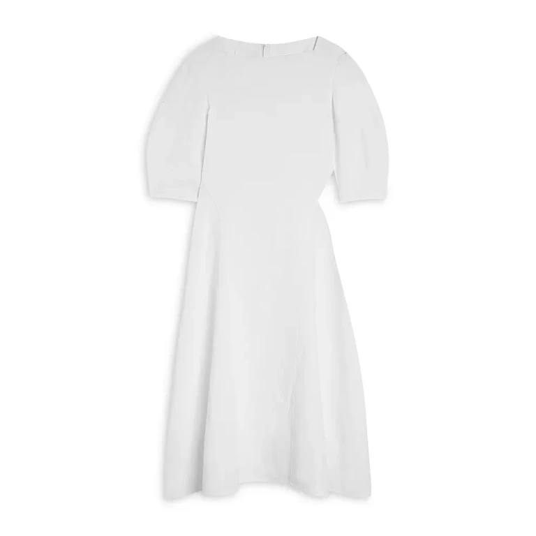 Jil Sander Linen Midi Dress