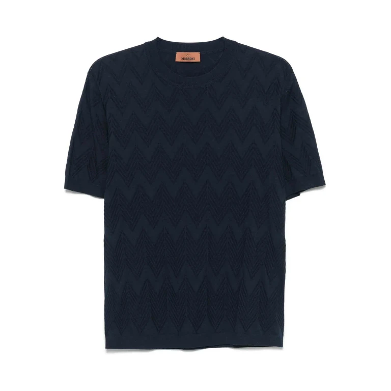 T-shirt Uomo Missoni - Blu Scuro