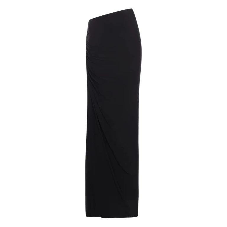 Alaïa Draped Maxi Skirt