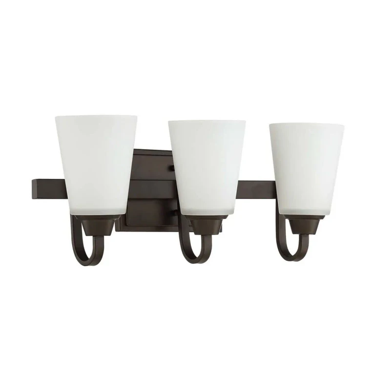 Grace 3-Light Bathroom Vanity Light in Espresso