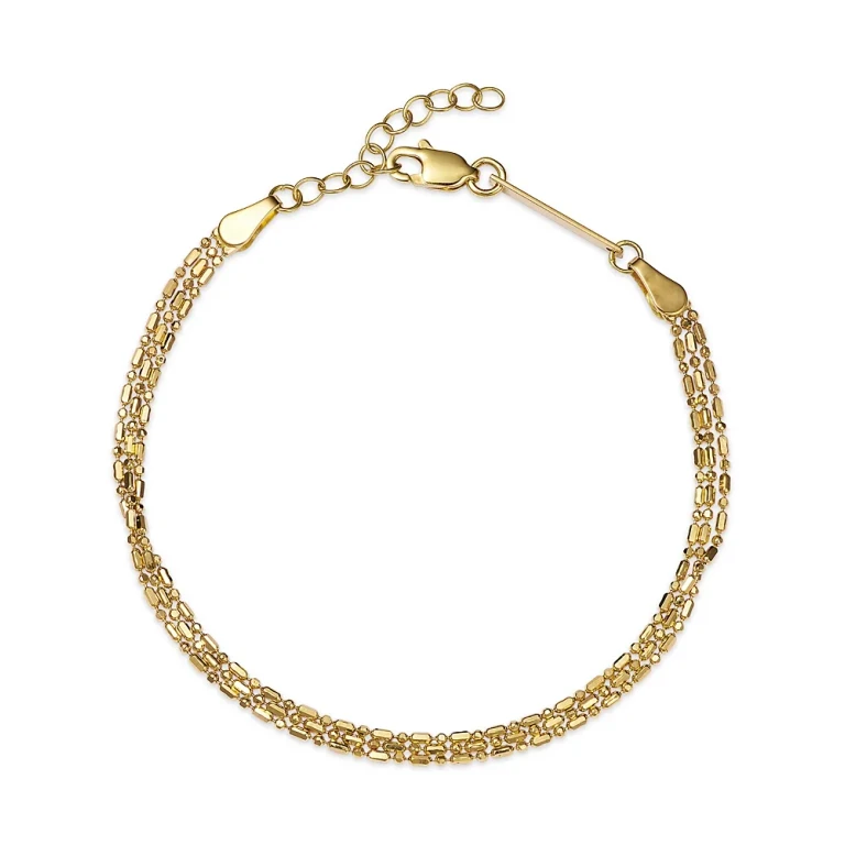 Zoe Chicco 14K Yellow Gold Simple Gold Beaded Bracelet