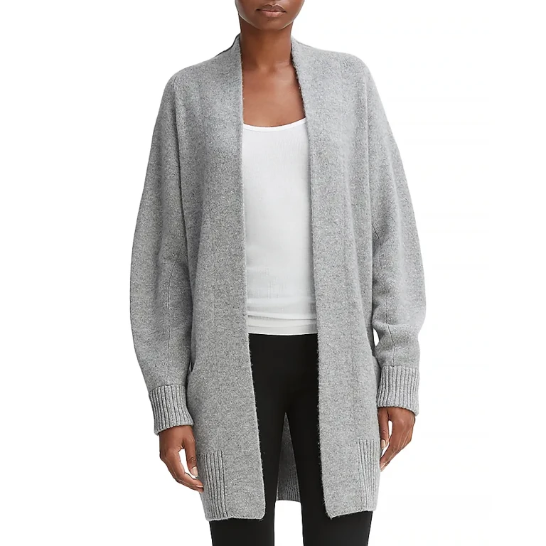 Vince Cashmere Open Front Cardigan Sweater
