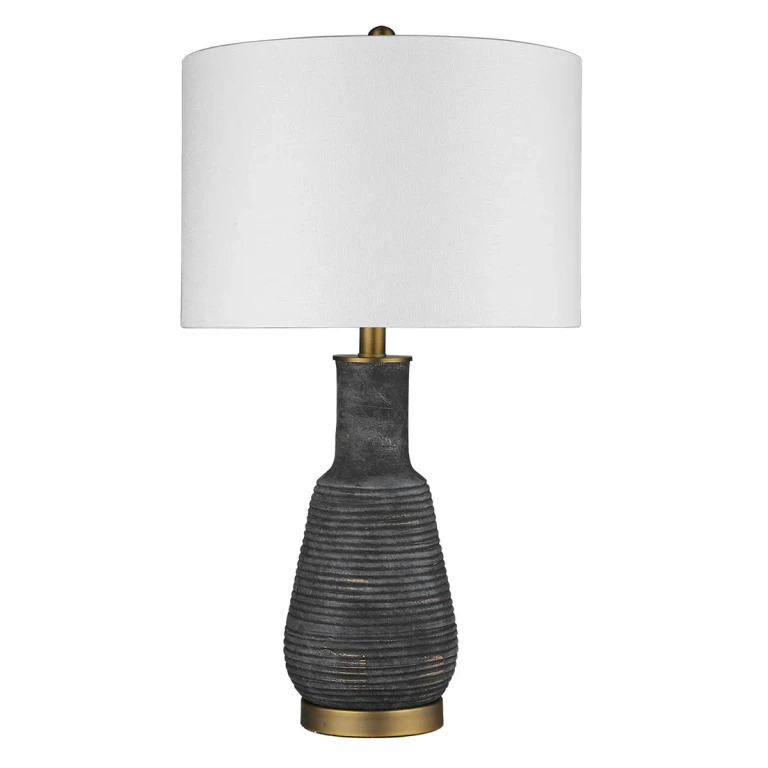 Brass One Light Table Lamp from the Trend Home Collection