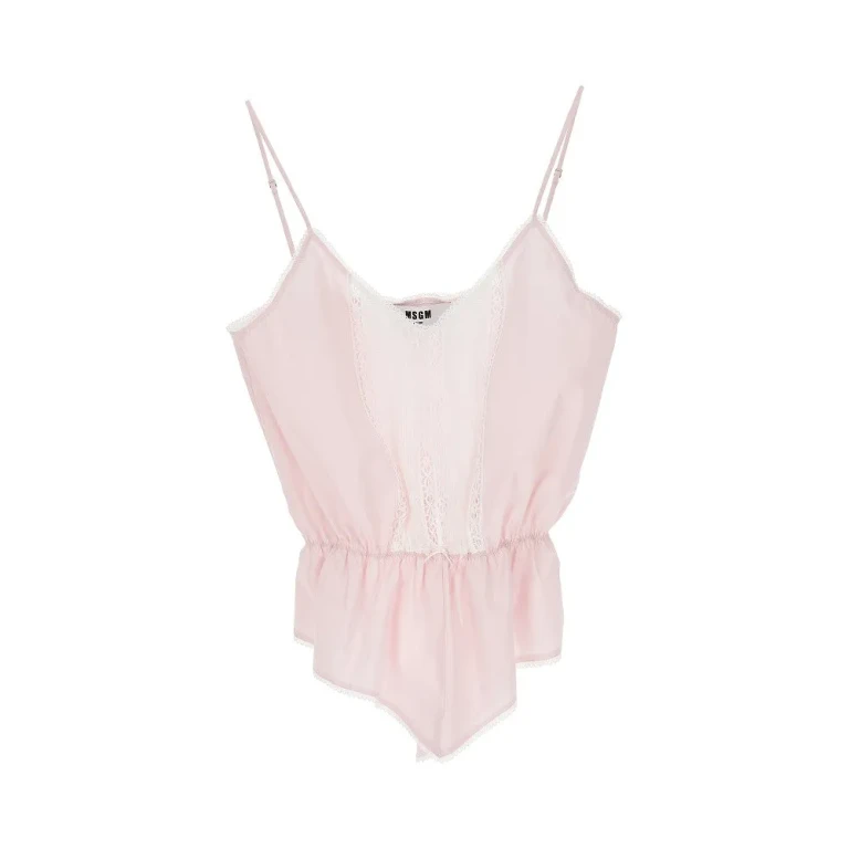 MSGM Poplin lingerie top Woman 44
