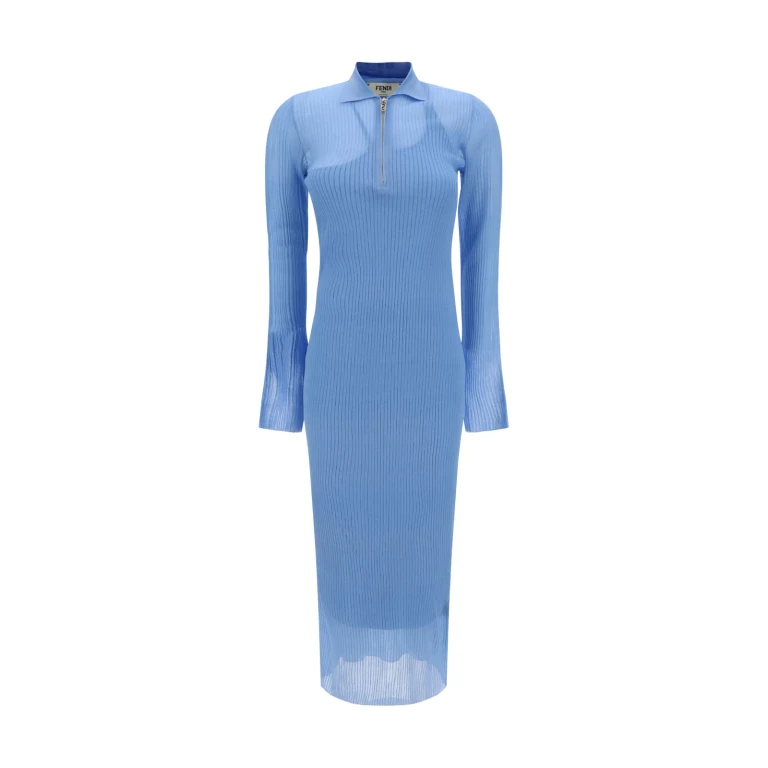 Fendi Langes Strickkleid