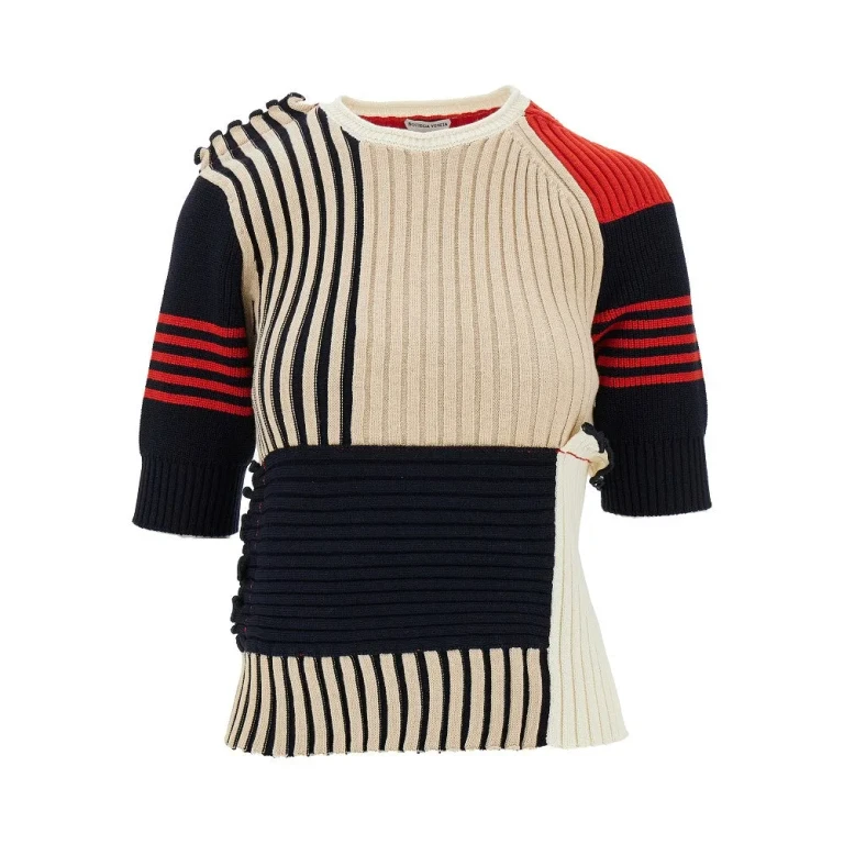 BOTTEGA VENETA Cotton patchwork sweater Woman S
