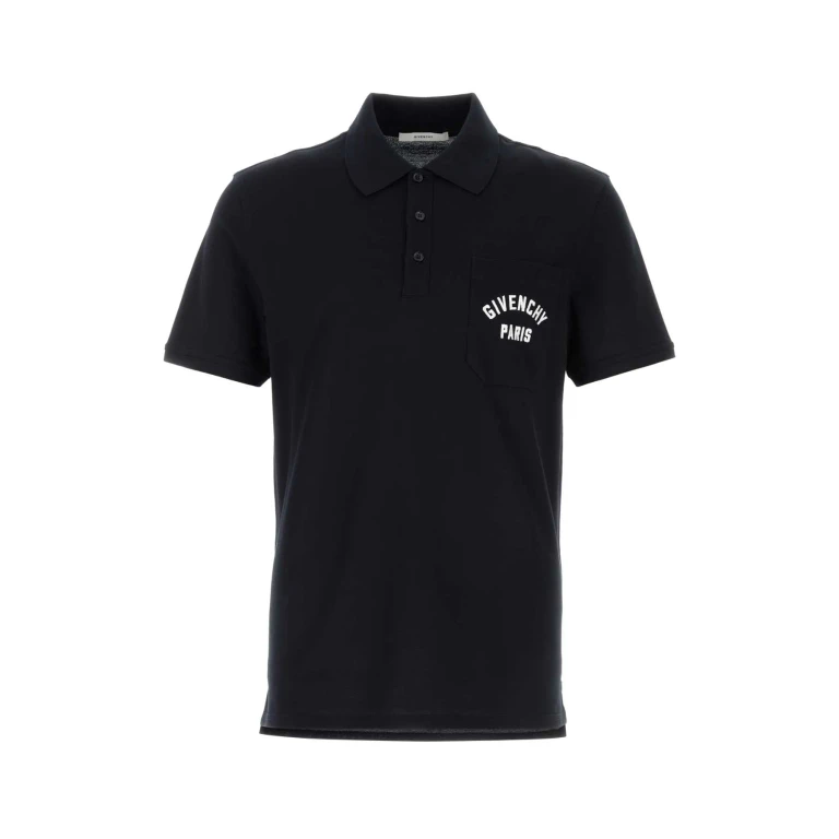 Tom Ford Black Piquet Polo Shirt