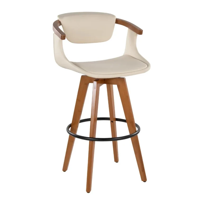 Oracle Cream and Brown Barstool