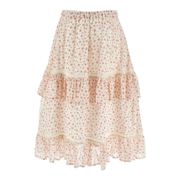 Philosophy di Lorenzo Serafini Jupe Midi - Couleur Chair