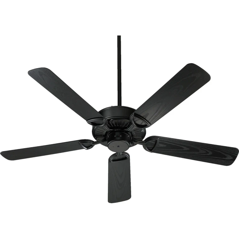 Matte Black 52"Patio Fan from the Estate Patio Collection