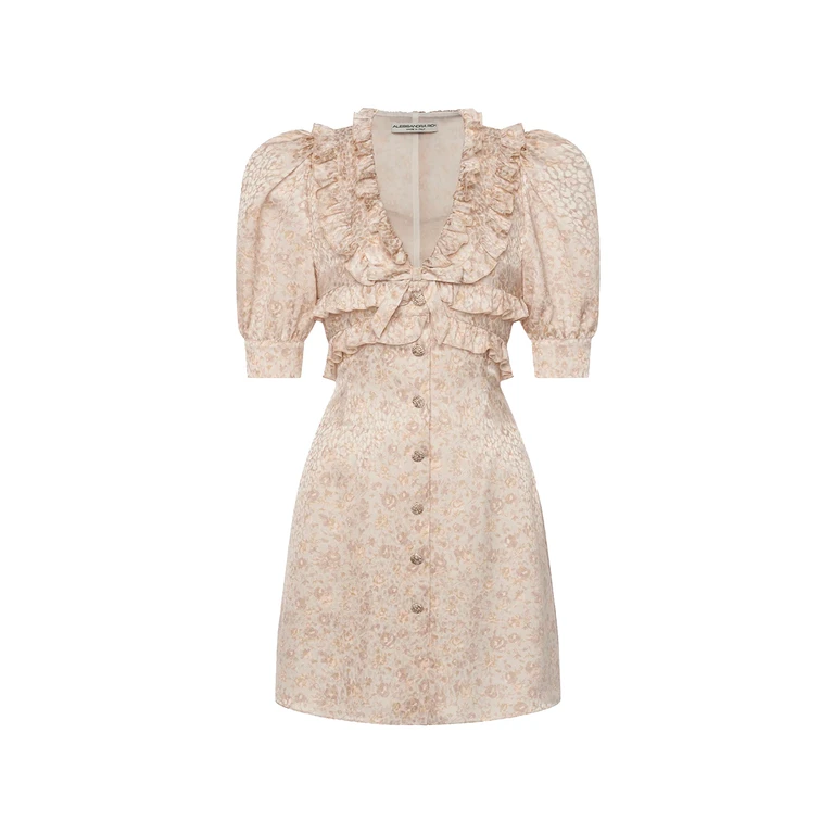 Alessandra Rich Dresses White Silk - Women