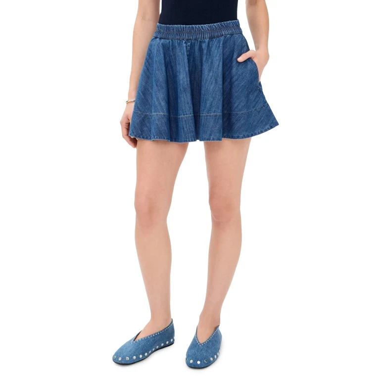 Suzie Kondi Lina Mini Circle Skirt Aegean XL