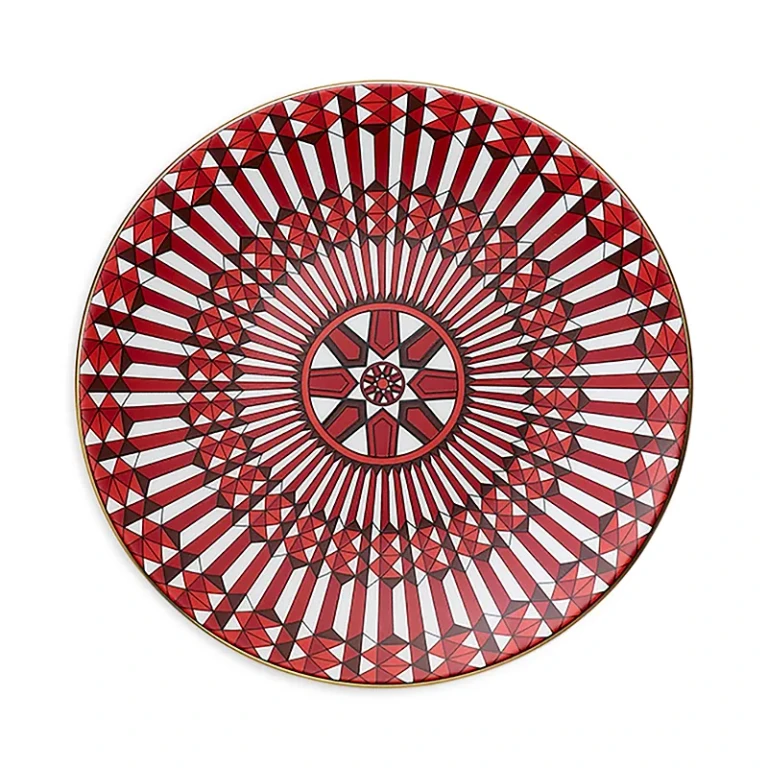 Baccarat Arcadia Red Bread Plate