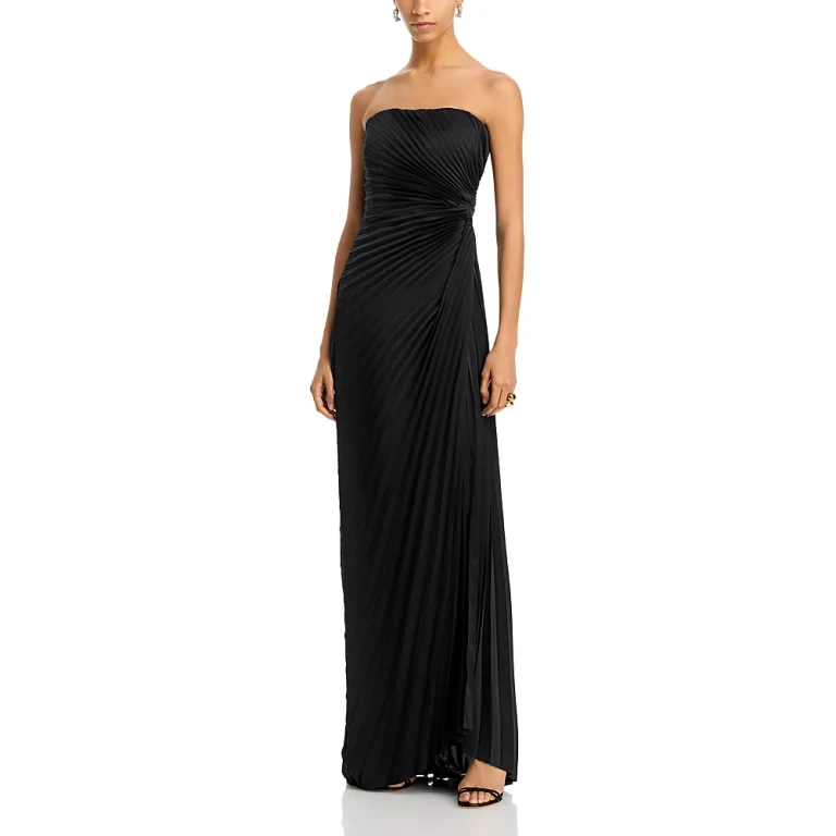 A. l.c. Layla Pleated Gown