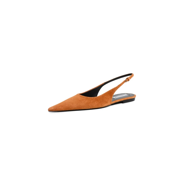 Victoria Beckham Victoria Slingback Flats Bronze 38