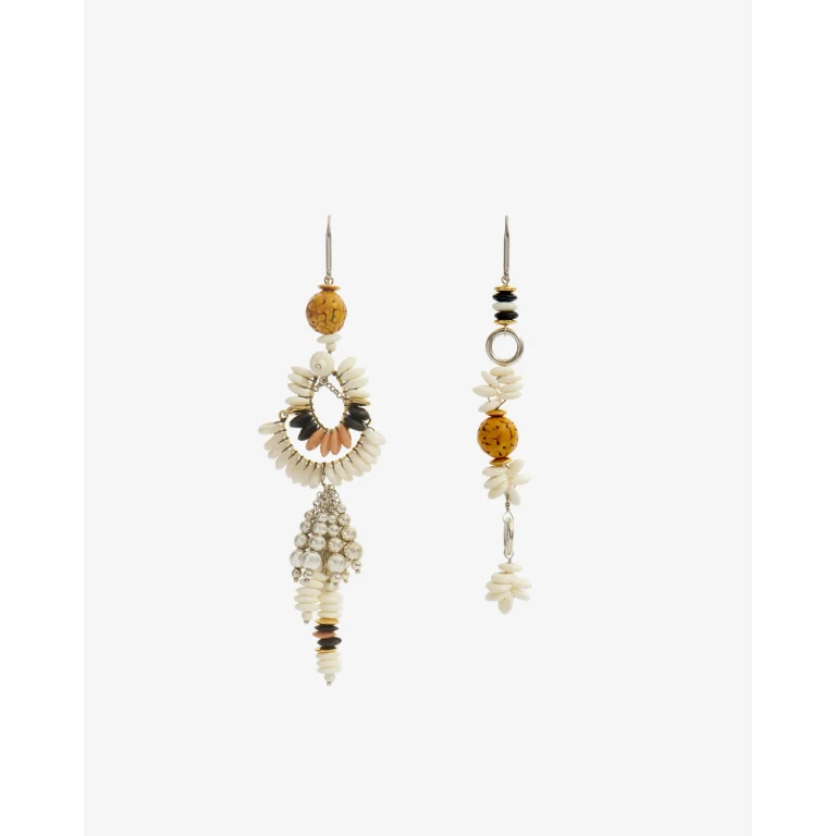 Boucle D'Oreille Lyna - Femme - Écru-argenté - Isabel Marant