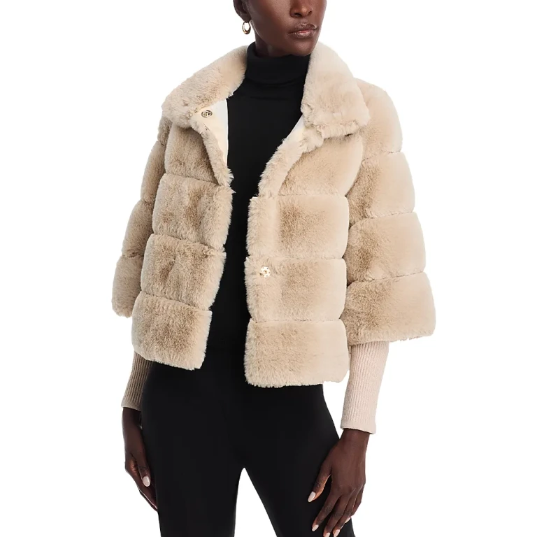 Love Token Faux Fur Jacket