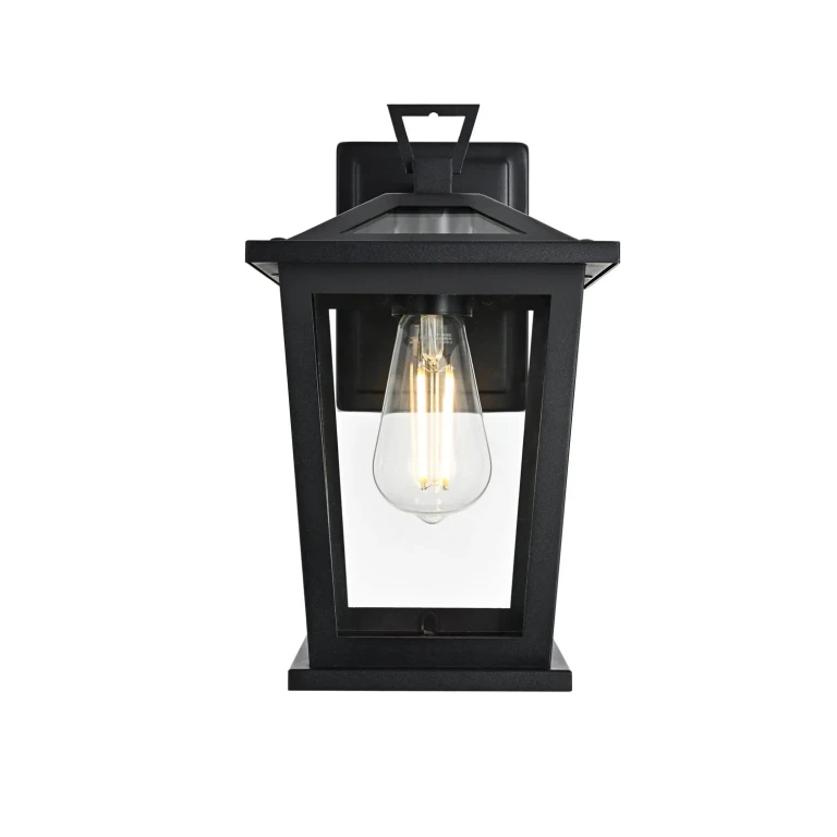 Black Outdoor Wall Sconce from the Cayman Collection