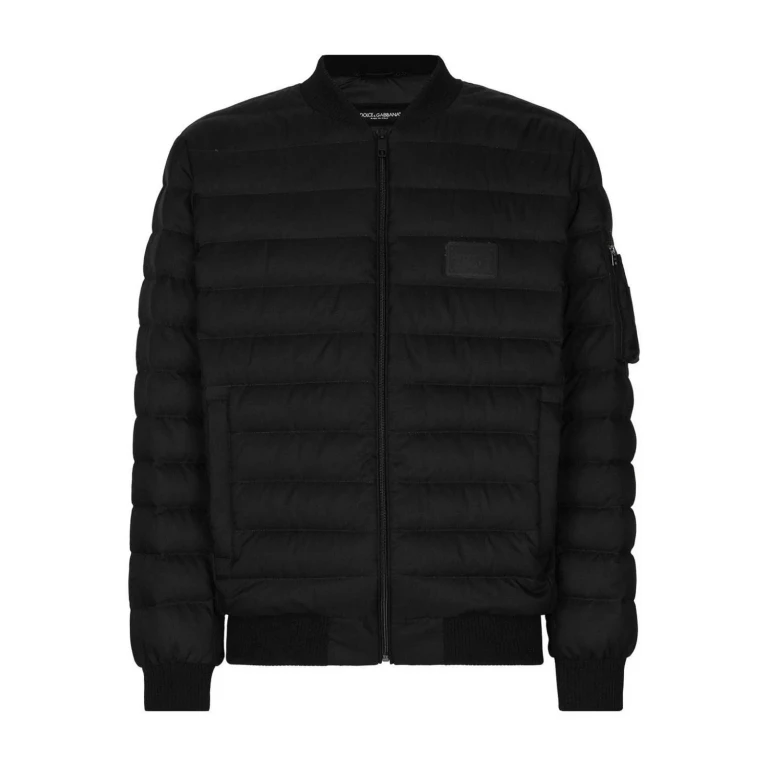 Dolce & Gabbana Blouson Rembourré - Noir