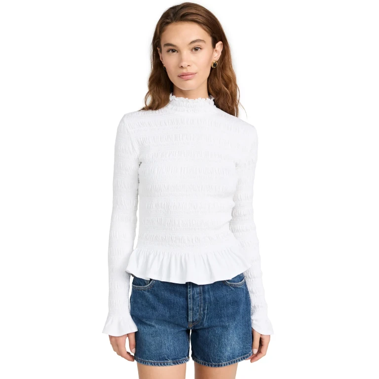 Merlette Kantor Jersey Top White L