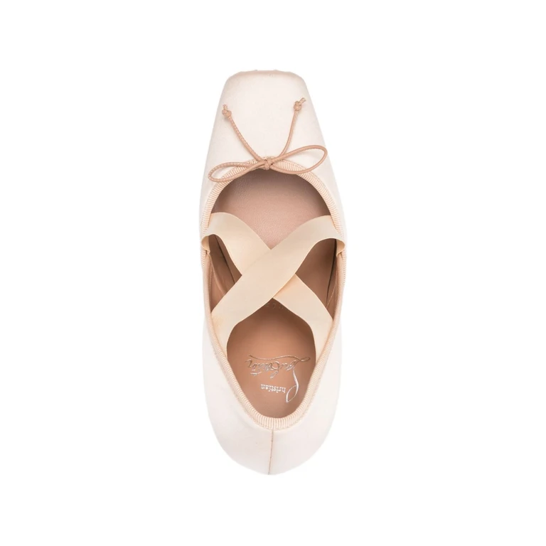 Christian Louboutin With Heel Powder Fabric 100 % Calf Leayher - Women