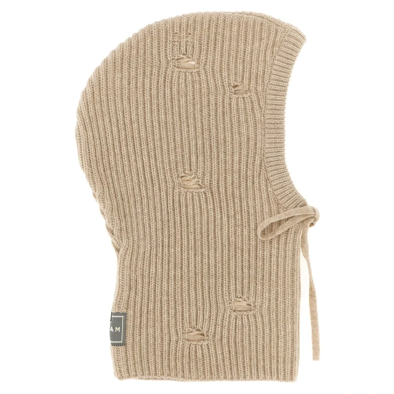 MM6 Maison Margiela Distressed Wool Balaclava