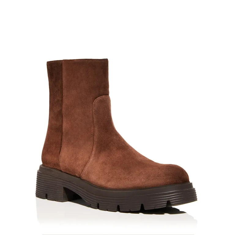 Stuart Weitzman Feminino Husdon Lite Botas de Cano Curto com Zíper