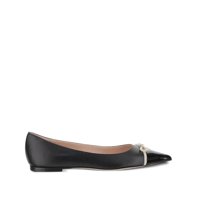 Valentino Garavani Bepointy Leather Ballets